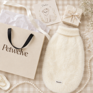 Petwelve Luxury Fluffy Turtleneck Dog Sweater Soft Warm Pet Winter Clothes